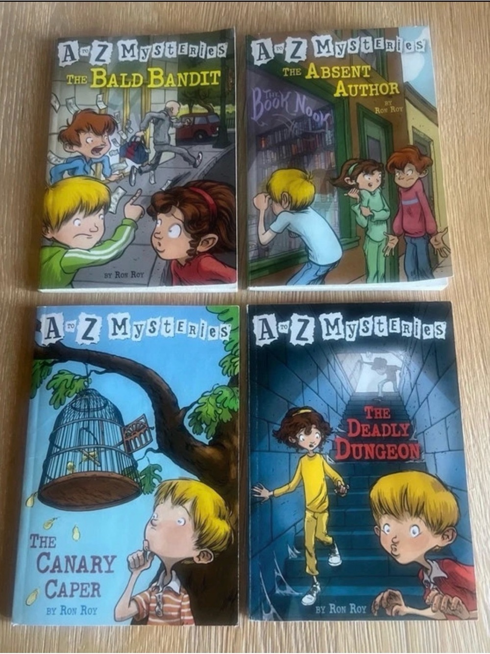📚📕NWT A to Z Mysteries (4) Kid Chapter Books Set📕📚